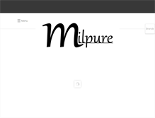 Tablet Screenshot of milpure.com